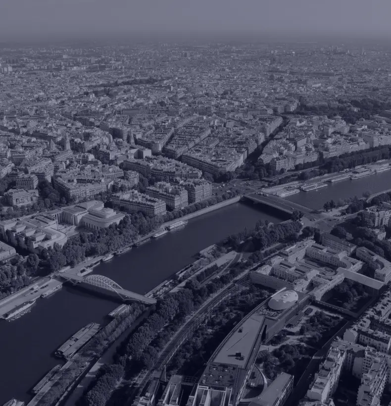 Vue panoramique de Paris depuis la tour Eiffel